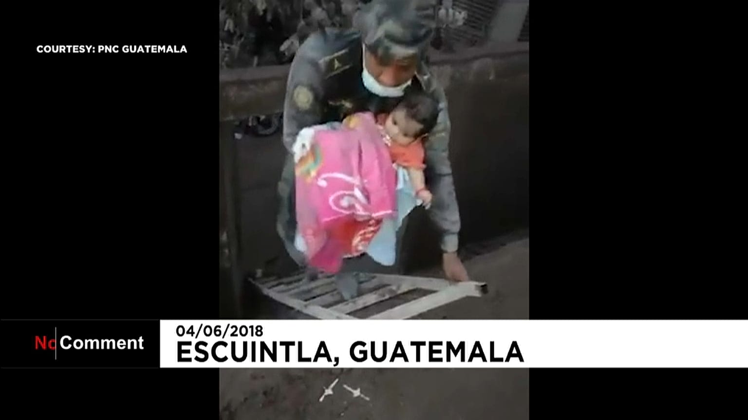 O salvamento milagroso de um bebé na Guatemala