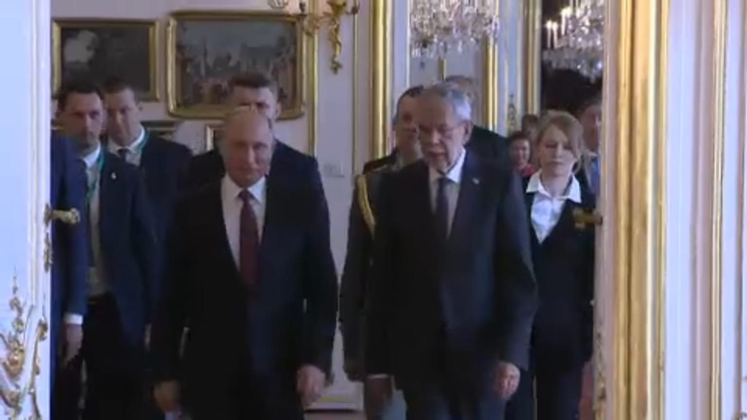 Vladimir Putin e Alexander Van Den Bellen