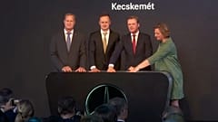 Letették az új Mercedes-gyár alapkövét Kecskeméten