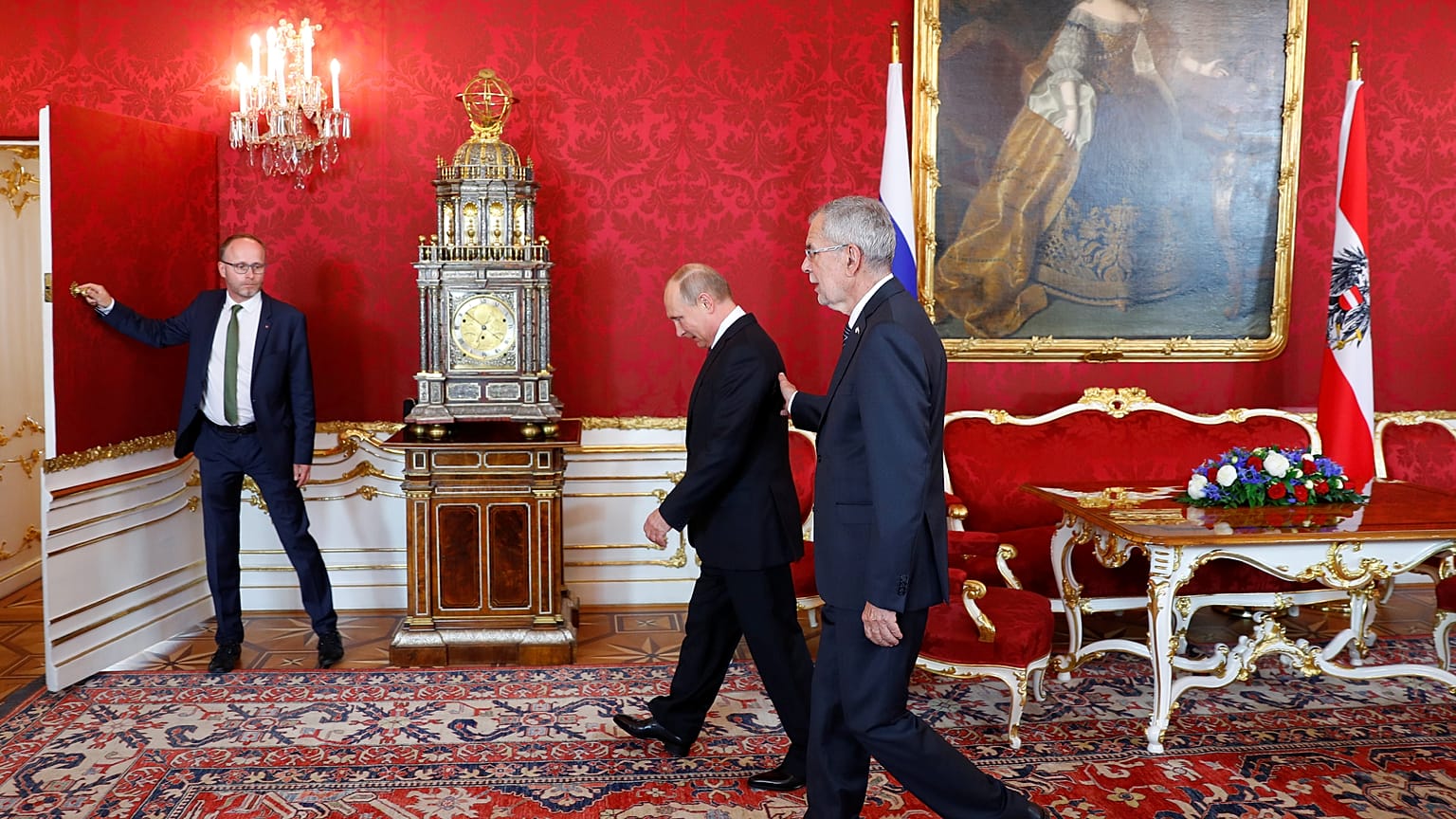 Putin de visita oficial en Austria 