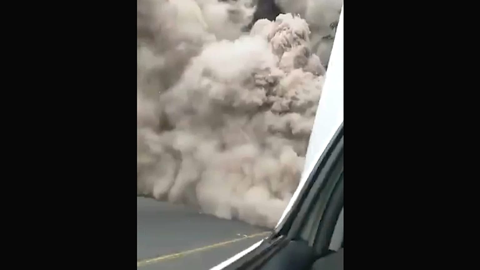 The moment the ashes reach the ambulance