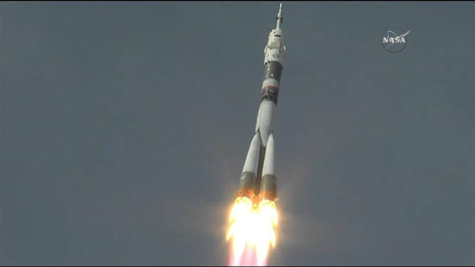 Astronaut Alexander Gerst auf dem Weg zur ISS 