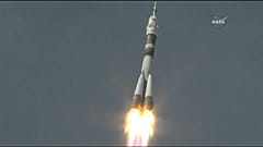 Astronaut Alexander Gerst auf dem Weg zur ISS 