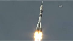 Soyuz blasting off for the ISS