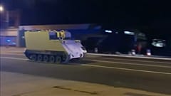 A la caza de un tanque robado durante 100 kilómetros
