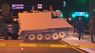 Verfolgungsjagd mit Panzer