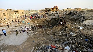 محل انفجار بغداد