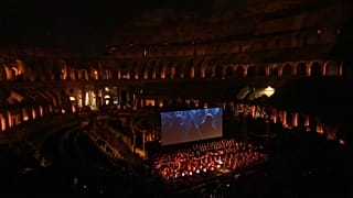 "Gladiador" ao vivo no Coliseu de Roma