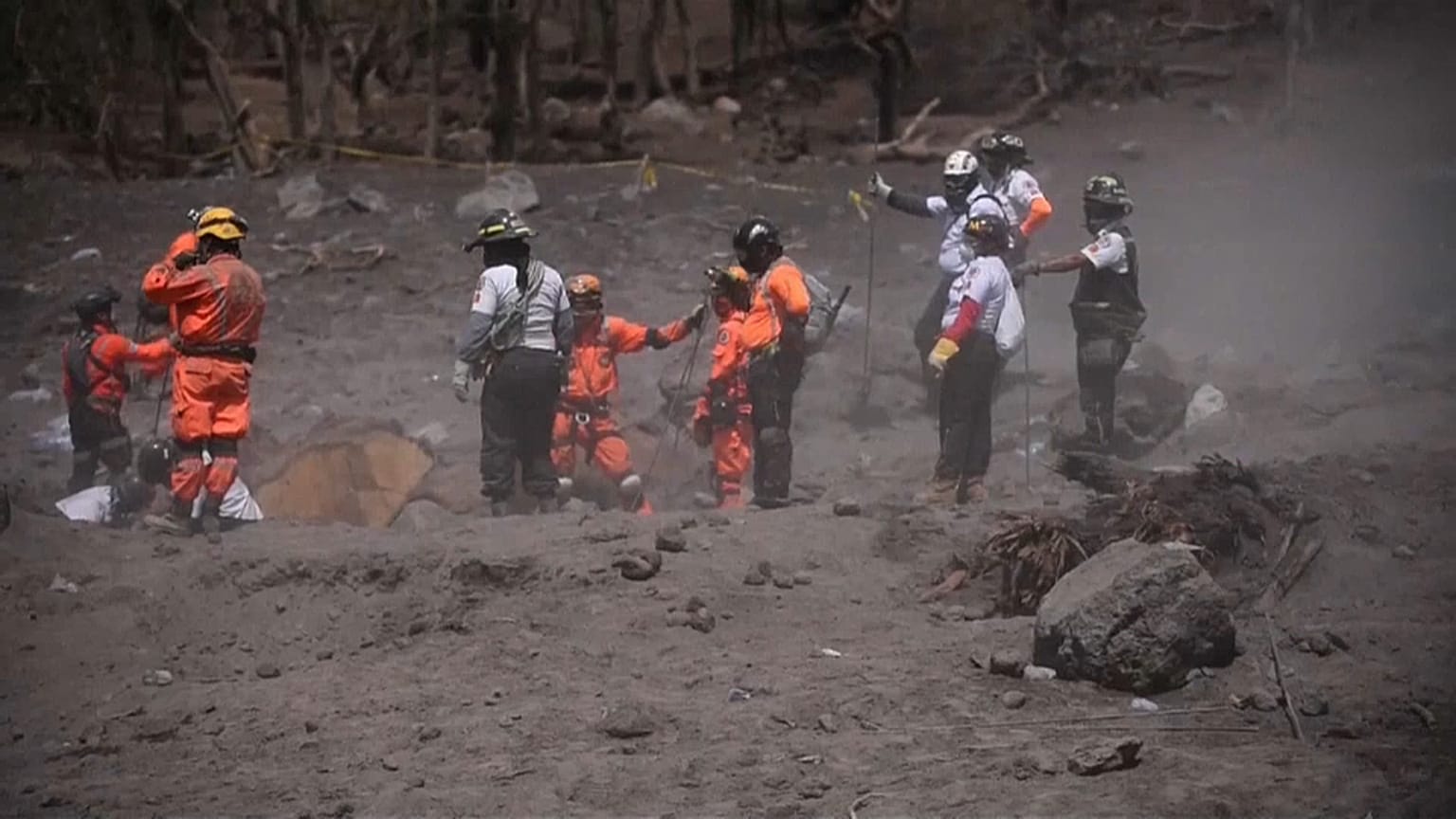 The eruption has turned parts of lush Guatemala into a moonscape