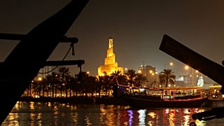 العاصمة القطرية، الدوحة، تصوير نسيم زيتون - رويترز.