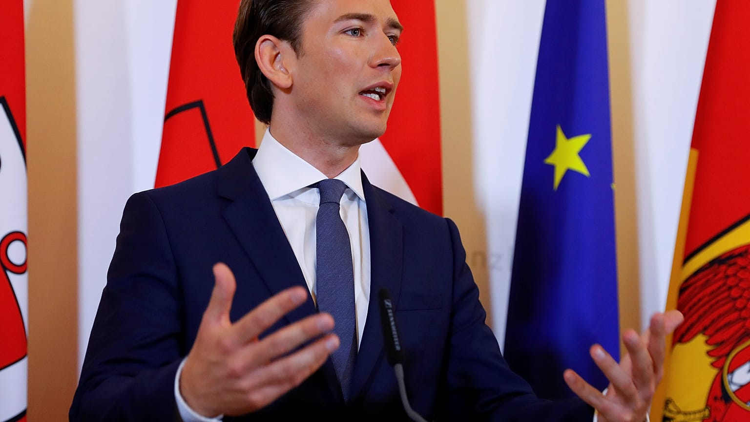 Chancelier autrichien Sebastian Kurz : expulsion imams turcs 8/06/2018.