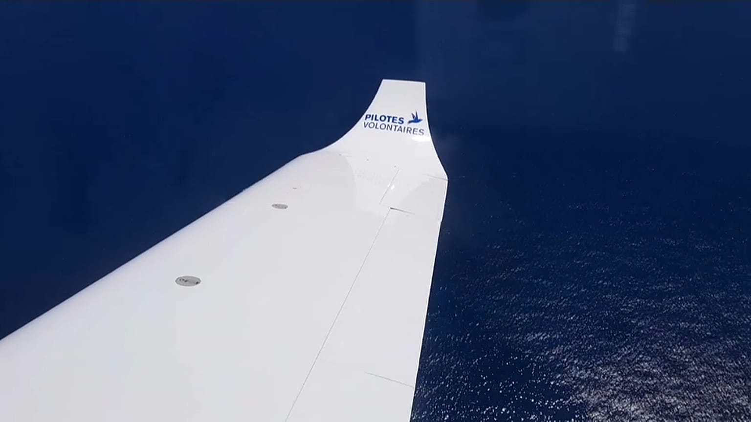 The aircraft Benoit Micolon and his fellow pilot purchased on mission
