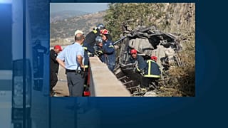 Accidente mortal de una furgoneta de refugiados en Grecia