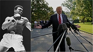 Trump departs the White House in Washington