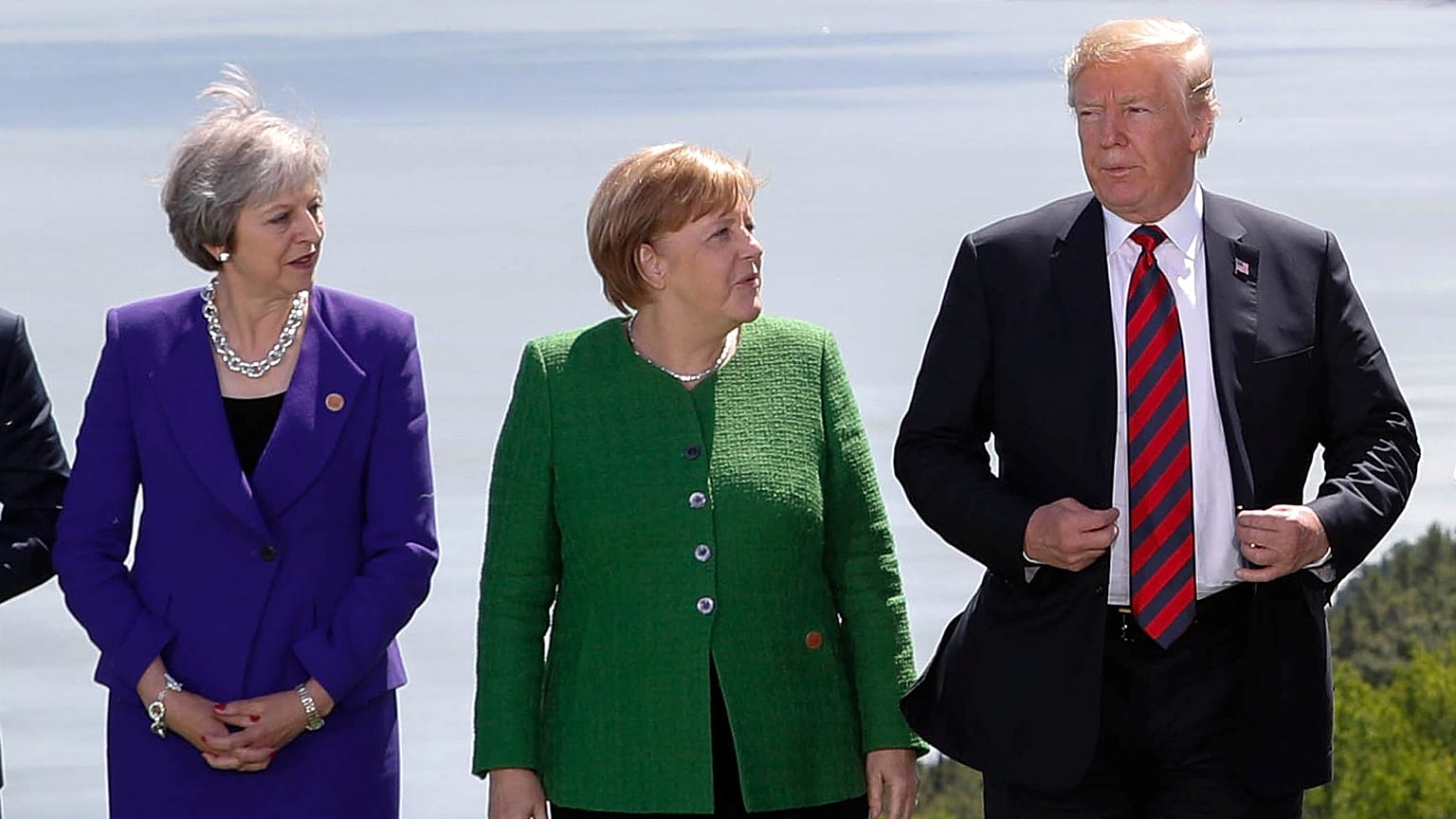 Sorrisos escondem tensões na cimeira do G7