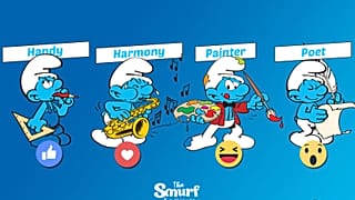 Hupikék törpikék-kiállítás nyílt Brüsszelben