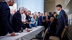 President Trump with other G7 leaders