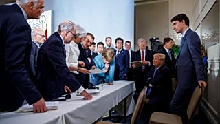 President Trump with other G7 leaders