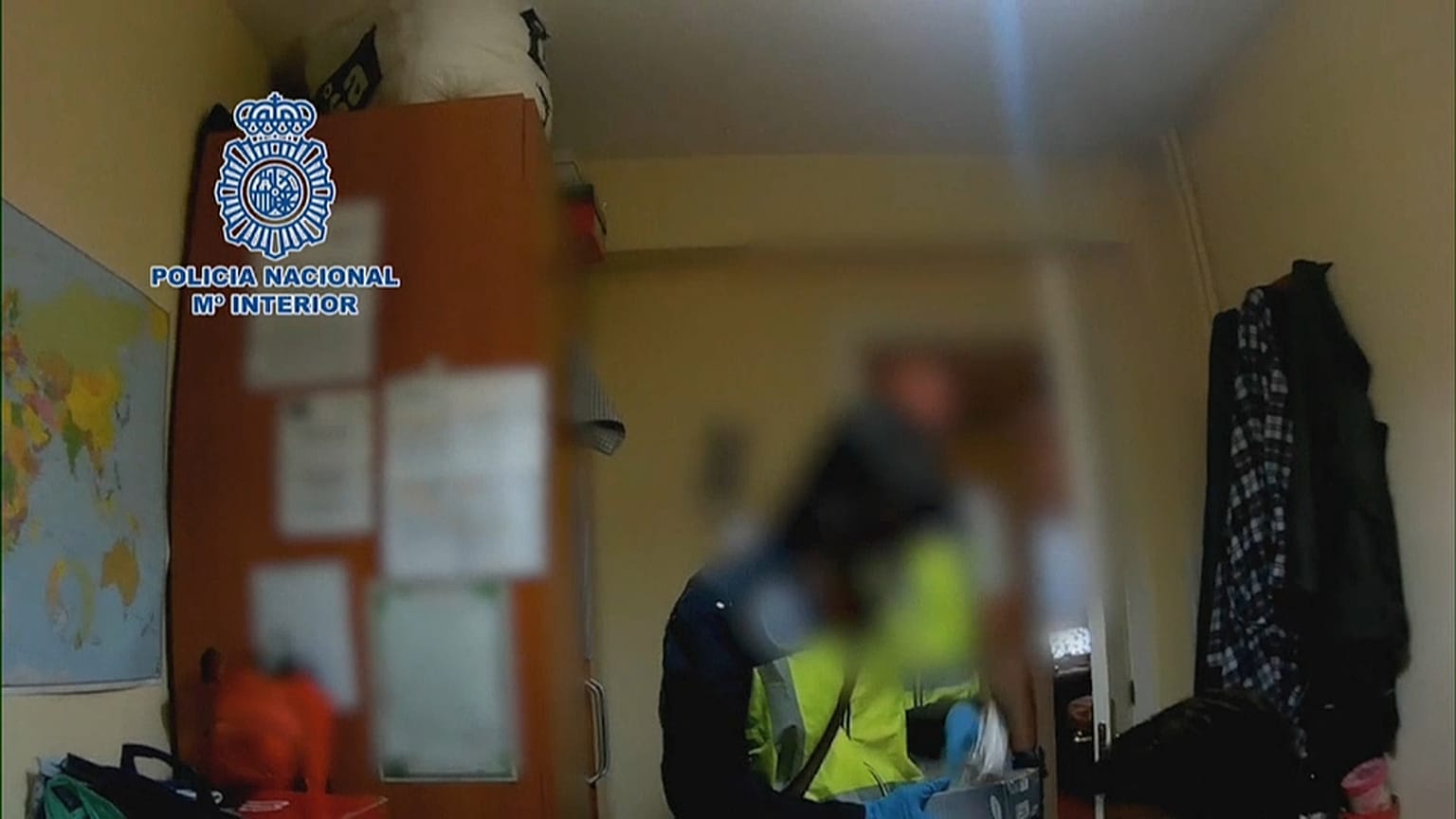 Spanish police search for illegal images