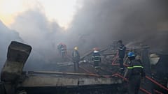 Bagdad: Lagerhalle mit Stimmzetteln brennt