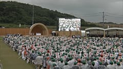 Japan's Emperor and Empress plant trees at Fukushima