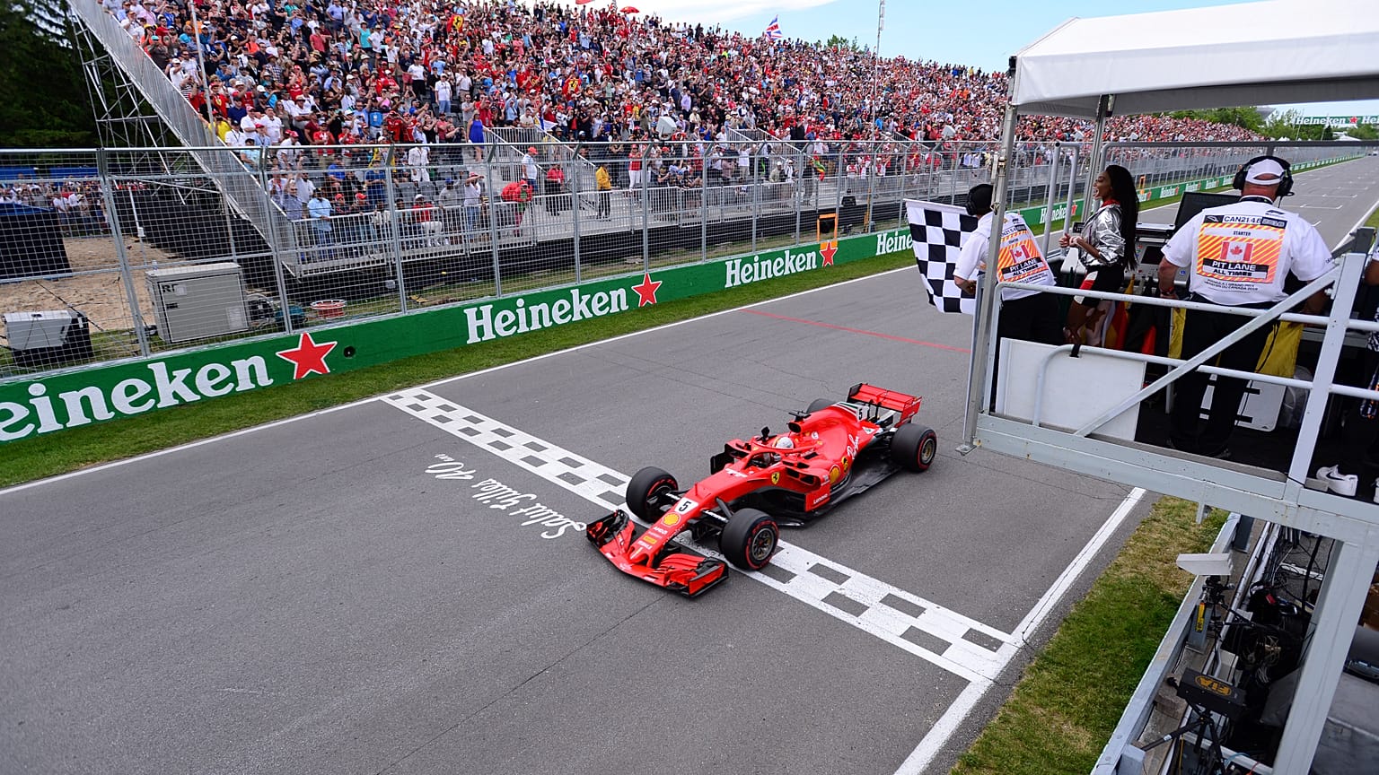 F1 : Vettel s'impose à Montréal