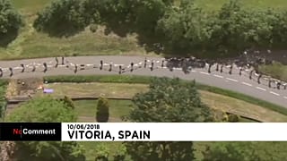 Espagne : une chaîne humaine pour l'indépendance du Pays basque