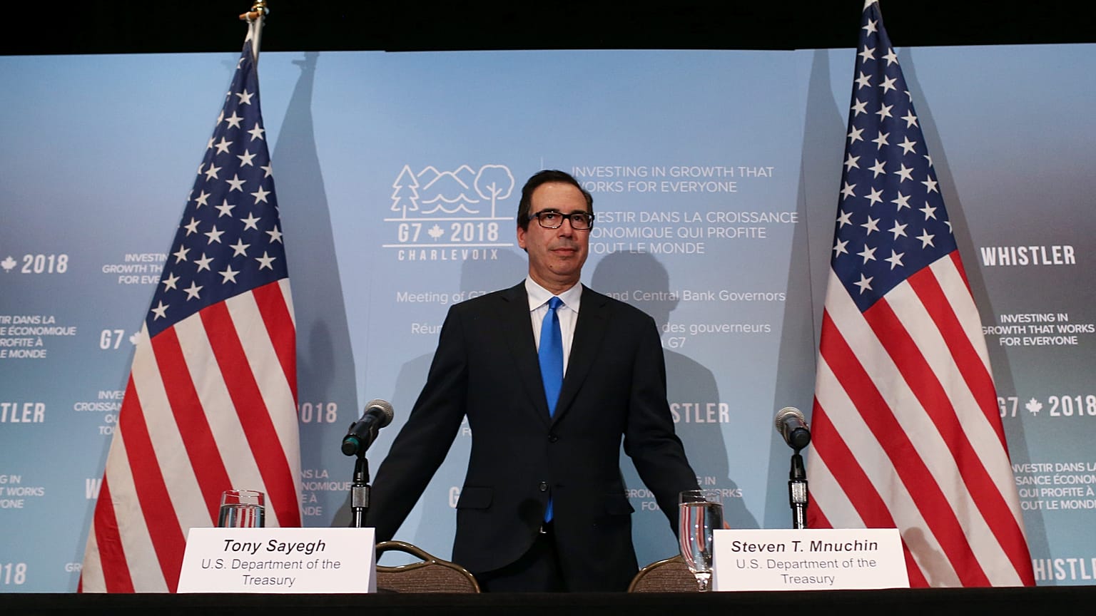 El secretario del Tesoro de EEUU, Steven Mnuchin