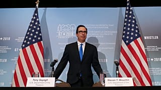 El secretario del Tesoro de EEUU, Steven Mnuchin