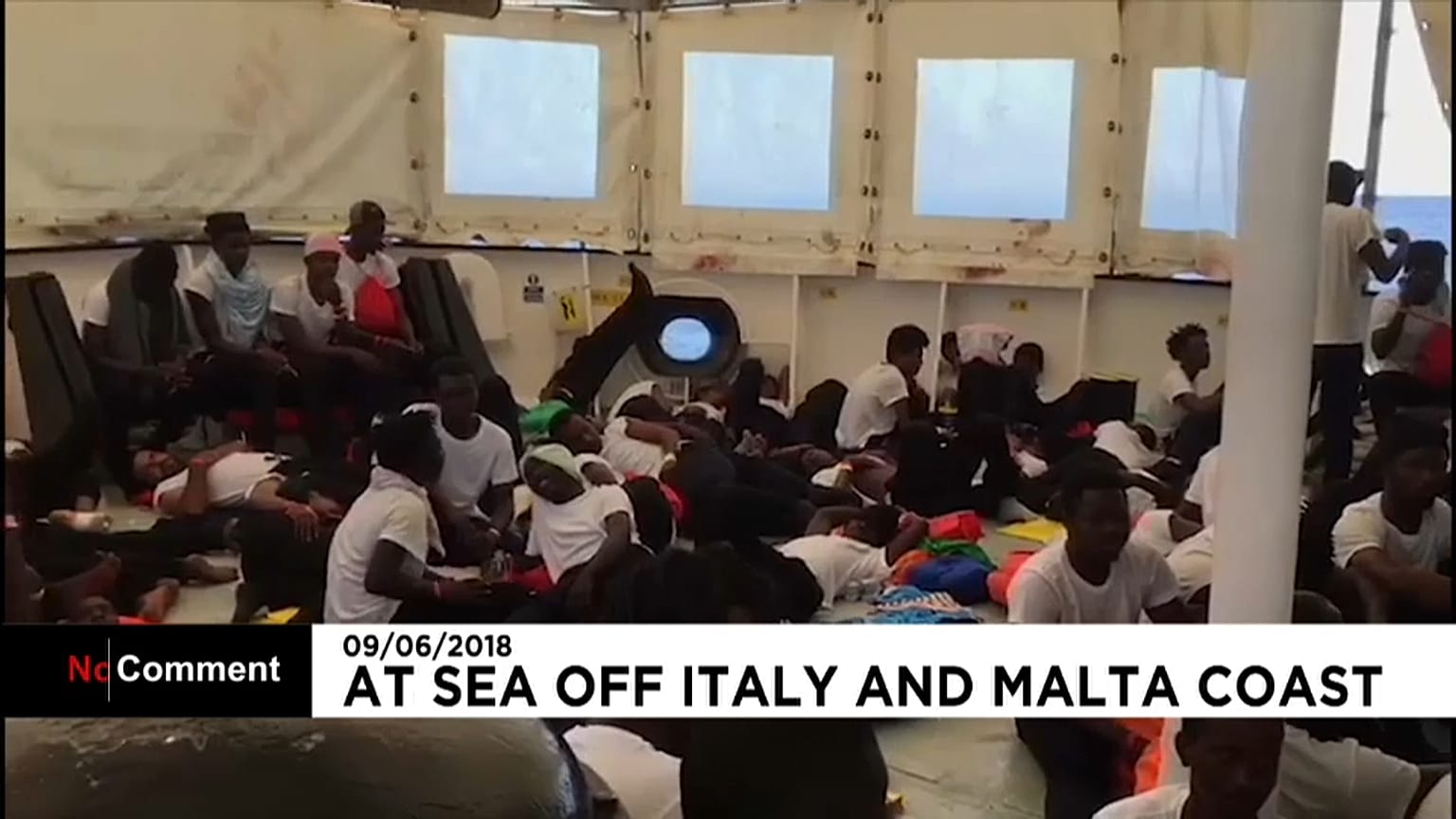 El triste periplo del "Aquarius" y sus migrantes "no deseados"