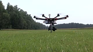 Drone prenant son envol