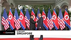 Poignée de main historique Trump-Kim