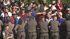 Desalojan un asentamiento israelí en Cisjordania