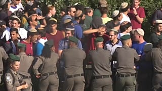 Desalojan un asentamiento israelí en Cisjordania