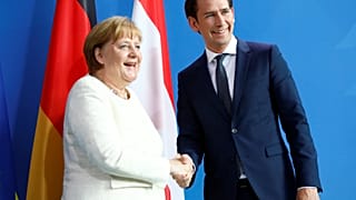 Merkel und Kurz beraten über Flüchtlingspolitik