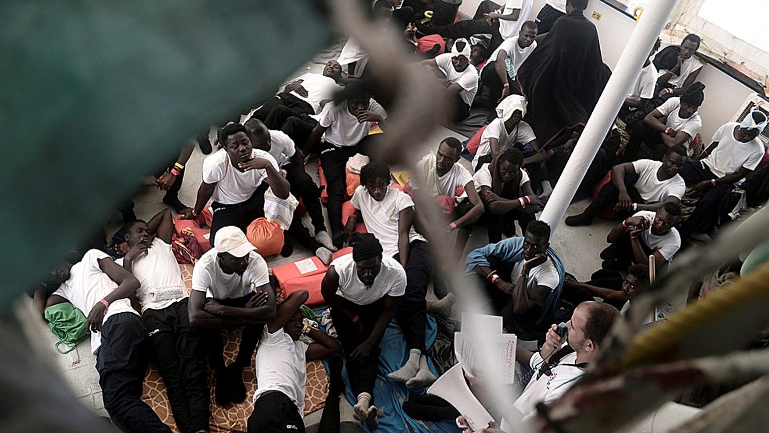 Rettungsschiff "Aquarius" auf dem Weg nach Spanien