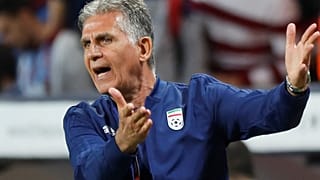Iran coach Carlos Queiroz during a friendly match v Turkey, May 28, 2018