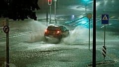 Pluie diluvienne en Suisse, à Lausanne, le 11 juin