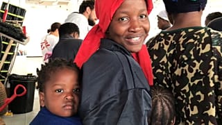 Las personas más vulnerables viajan a bordo del Aquarius