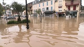 El sudoeste de Francia, bajo las aguas