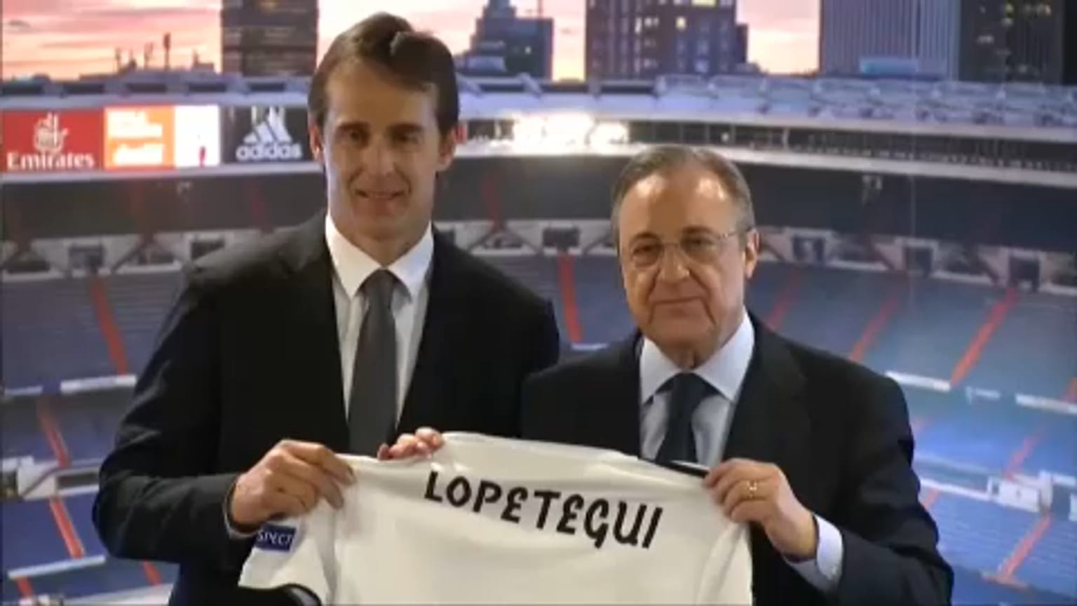Lopetegui à frente do Real Madrid