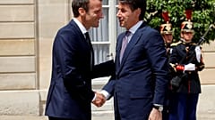 Trotz Verstimmungen: Italiens Regierungschef Conte zu Besuch im Élysée-Palast