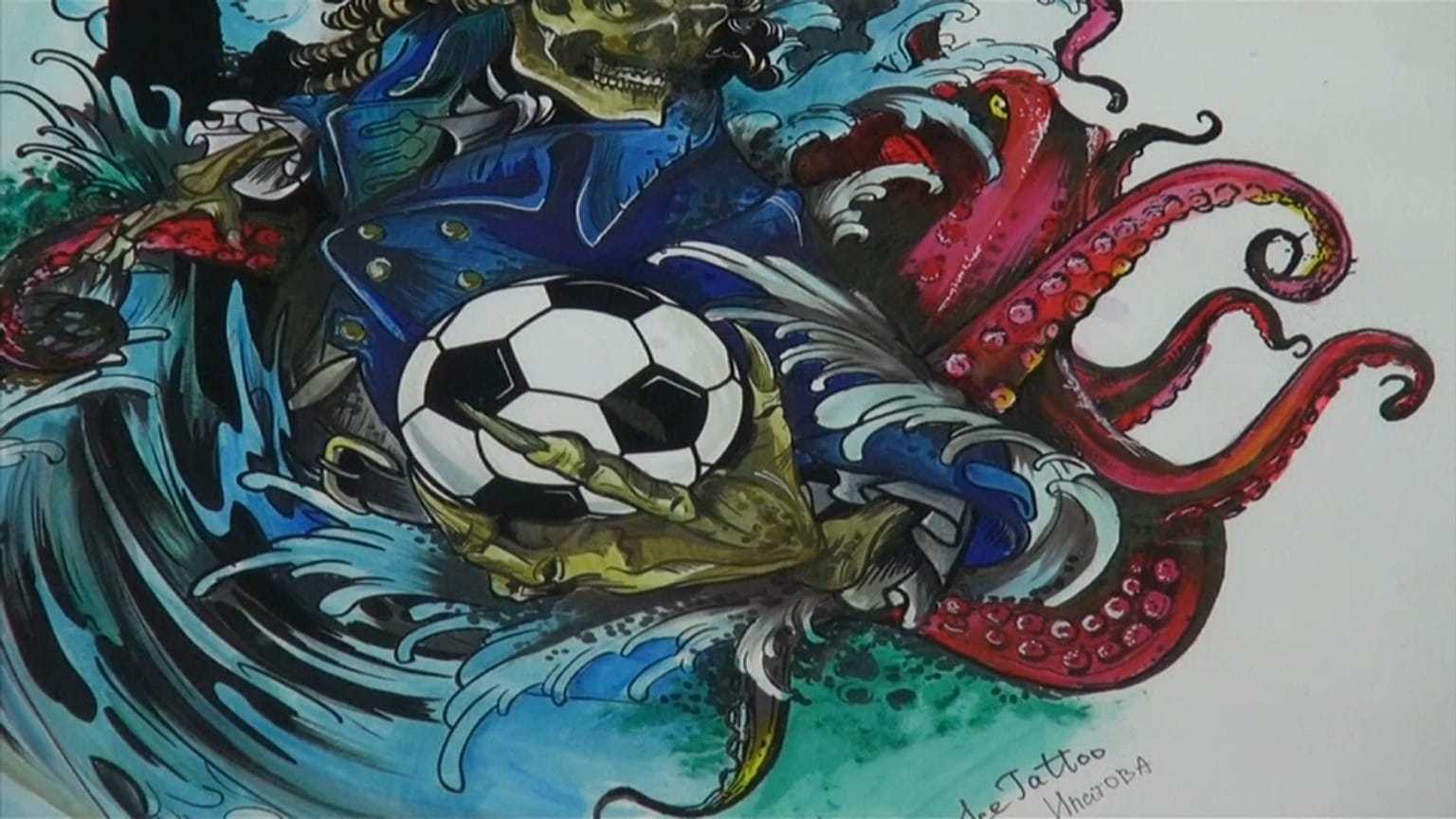 Le foot aussi en tatoo 