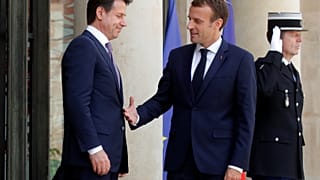 Macron e Conte afastam tensões e defendem reforma de políticas migratórias