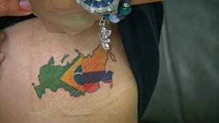 Карта России на рёбрах