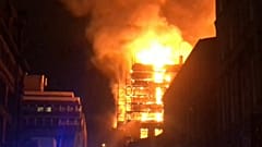 Пожар в центре Глазго 