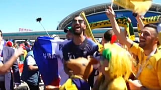 Vom anderen Ende der Welt: Fußballfans begegnen sich in Russland