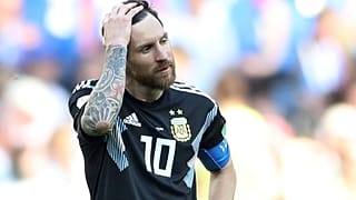 Le premier match raté de Lionel Messi