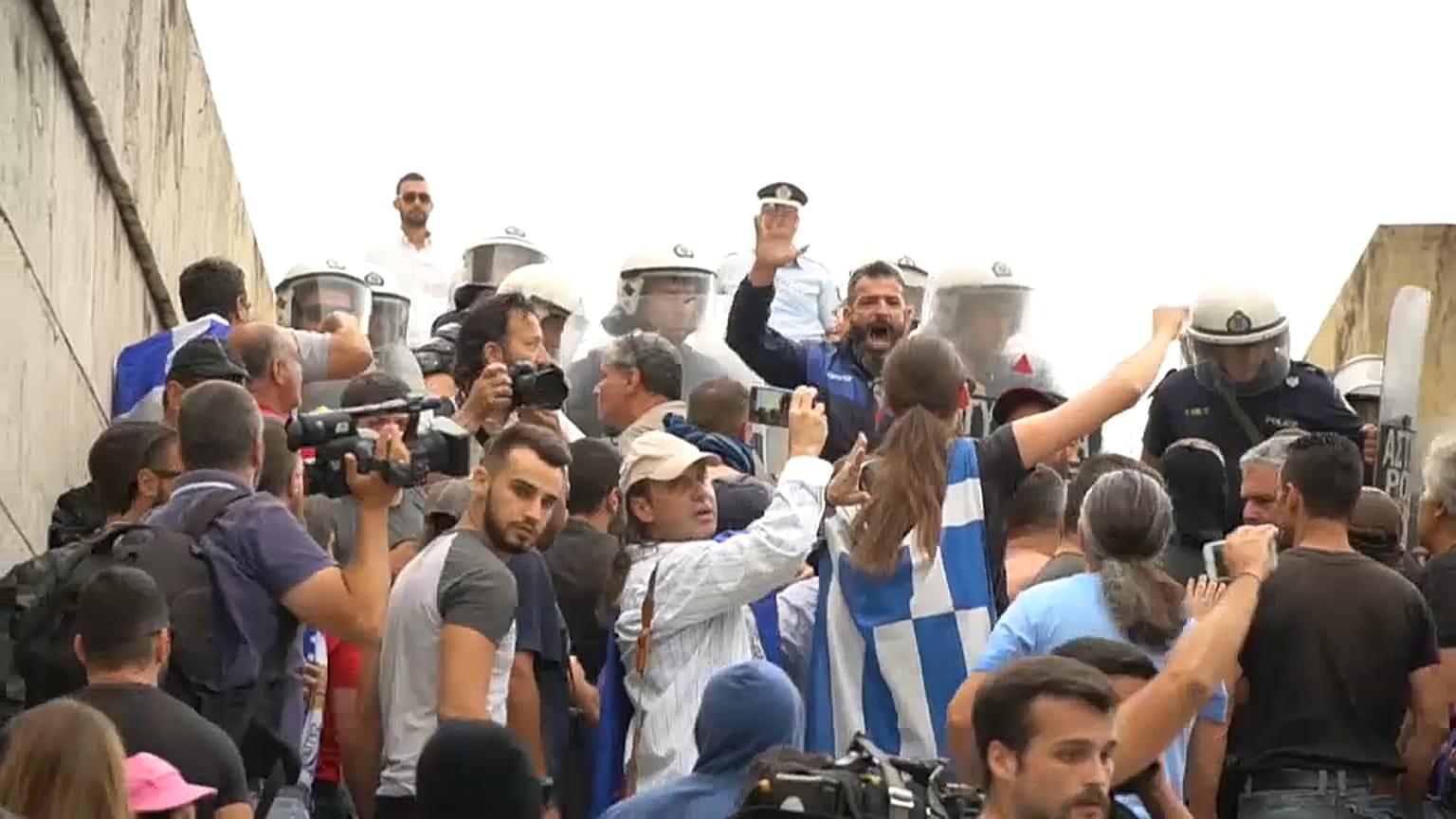 Greek protest 