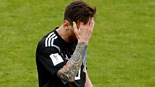 ميسي يعترف بمسؤوليته عن تعادل منتخب بلاده مع أيسلندا